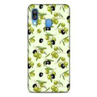 Frutix Zeytin 01 Samsung Galaxy A40 Kılıf Desenli Silikon