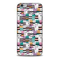 Lopard Apple Iphone 6 Uyumlu Kılıf Kediler (6) Silikon Kılıf Karışık Renkli