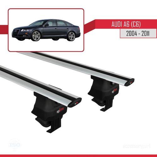 Audi A6 (4F/C6) 2004-2011 Arası ile uyumlu ACE-4 Ara Atkı Tavan Barı GRİ