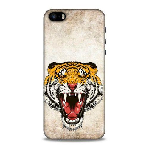 Lopard Apple Iphone 5S Uyumlu Kılıf Tattoo's (4) Koruma Kılıfı Kaplan Dövmesi