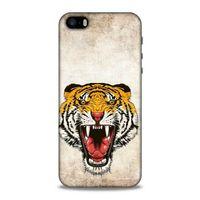 Lopard Apple Iphone 5S Uyumlu Kılıf Tattoo's (4) Koruma Kılıfı Kaplan Dövmesi