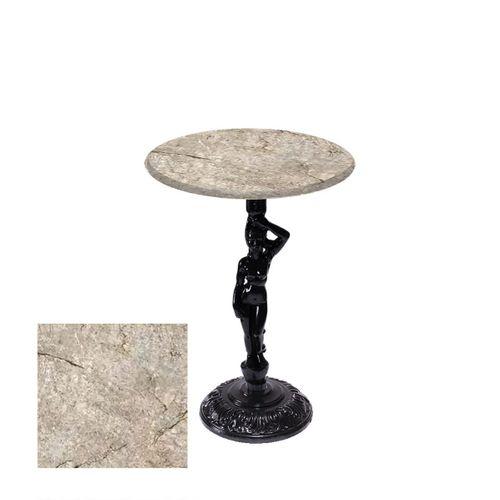 Dockers Bistro Döküm Ayak Çipa Angel Masa - (Werzalit, Wermodin ve Allzalit Tabla 70 cm çap) - Scala Marble