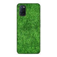 Oppo A92 Kılıf Yesil Cim Arka Kapak Silikon Koruma Full Koruyucu