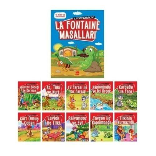 Ema La Fontaine Masalları 1.2.Sınıflar İçin Farklı 3 Kitap