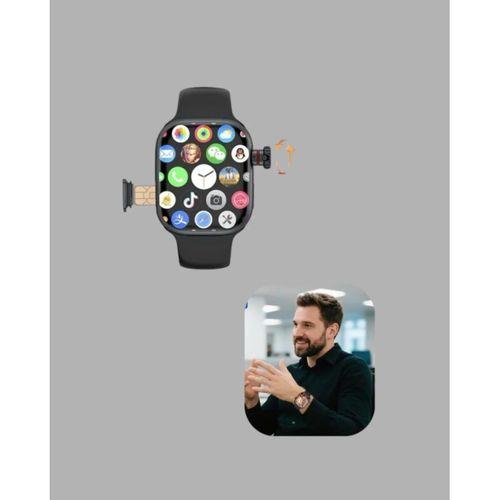 Sesli Arama Özellikli Sım Kartlı Siyah Akıllı Saat