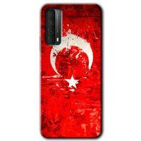 Huawei P Smart 2021 Kılıf Baskılı Kapak - Albayrak 2 + 5D Tam Kaplayan Cam