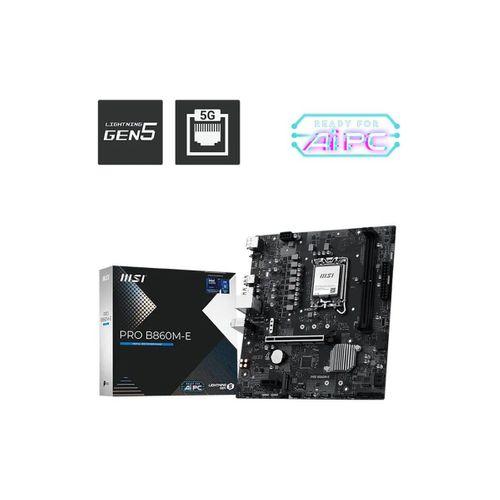 MSI PRO B860M-E DDR5 6400MHz(OC) 1851P mATX
