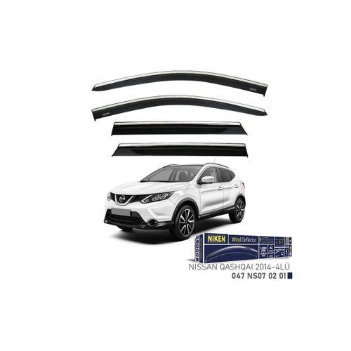 Niken Uyumlu Qashqai 2014 Ve Sonrası Kromlu Cam Rüzgarlığı
