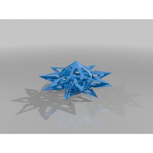 3D baskı Escher oktagonal antiprizmatik poliknot dekoratif model (Bu ürün Sadece Plastik parçadır - Almadan Önce Soru Sorabilirsiniz)