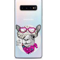 Zoologix (48) Samsung Galaxy S20 Ultra Şeffaf Kılıf Silikon Desenli