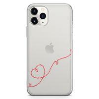 Apple iPhone 11 Pro Kılıf Şeker Kalp Arka Kapak Koruma Desenli Full Koruyucu