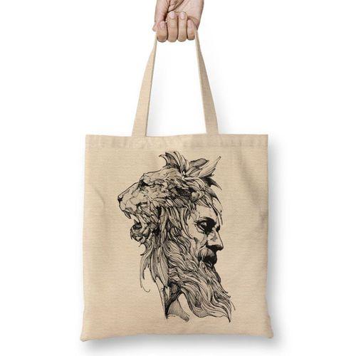 Lion Man Bez Çanta Uzun Saplı