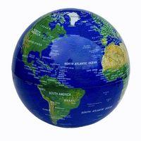 360 Derece Dönen LED Işıklı Mavi Dünya Küresi