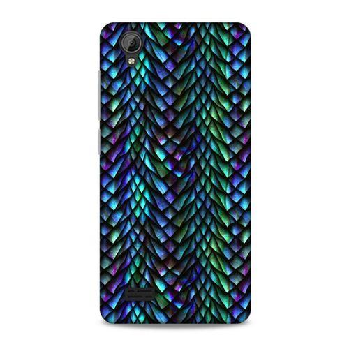 Vestel Venüs V5 Kılıf Dragons (1) Kılıfı Ejderha Pulları Rainbow