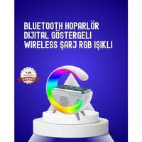 13 Renk Seçenekli Kablosuz Şarj Cihazlı Led Lamba