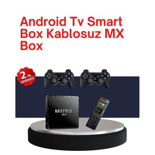 Retro Oyun Konsollu Akıllı Android Tv Kutusu