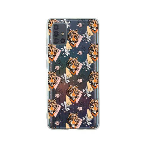 Samsung A71 Tiger Şeffaf Telefon Kılıfı
