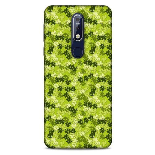 Kamuflaj 50 Nokia 7.1 Kılıf Silikon Kapak