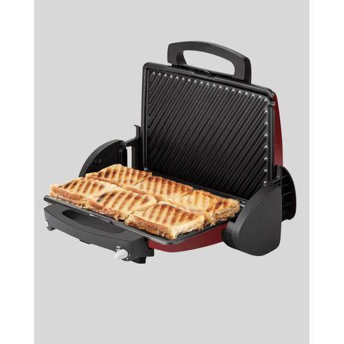 2000 Watt Tost Makinesi 6 Dilim Kapasiteli Döküm Plakalı Üç Kademeli Isı Ayarlı