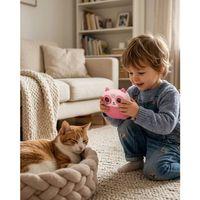 Anında Çıktı Veren Çocuk Kamerası 5 Rulo Kağıt 6 Kalem Setli Eğitici Oyuncak Fotoğraf Makinesi