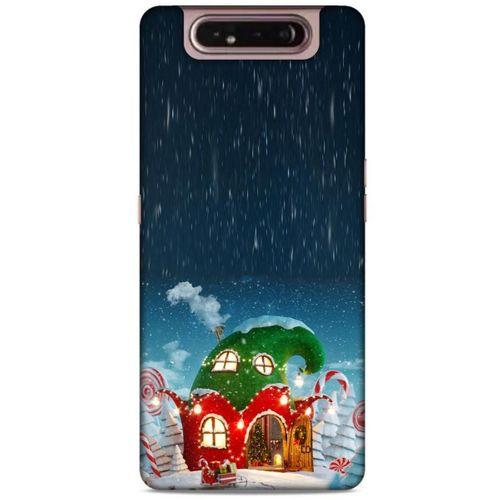 Samsung Galaxy A80 Kılıf Snowix (7) Telefon Kılıfı Koyu Yeşil