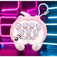 YÜKSEK KALİTE MİNİ PEMBE POPİT YENİ NESİL ANAHTARLIKLI POPİT OYUNCAK POPİT SESLİ LED IŞIKLI POPİT