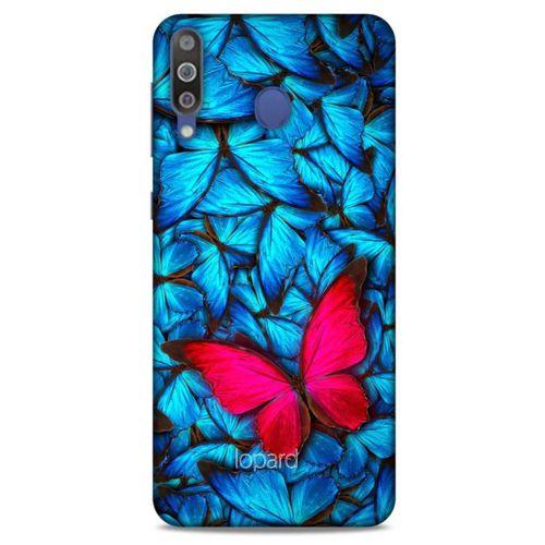 Samsung Galaxy M30 Kılıf Kelebek Etkisi (1) Kılıfı Karışık Renkli