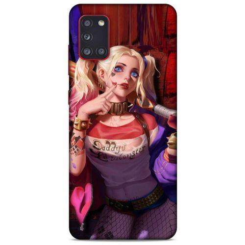Samsung Galaxy A31 Uyumlu Kılıf Harley Quinn (21) Koruyucu Kapak Kırmızı
