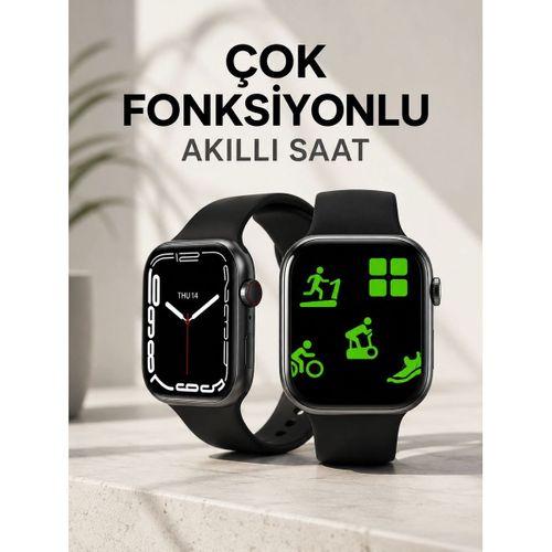 Akıllı Saat Tema Değiştirme Uyku Ve Sağlık Takibi Sesli Asistan Bildirim Görme