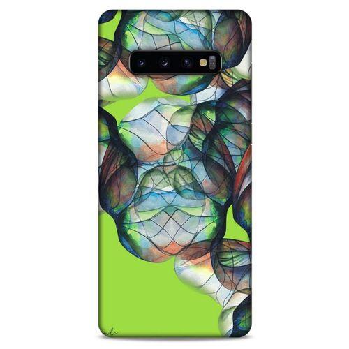 Y.Liva-2021 Özel Seri Yeşillik Samsung Galaxy S10 Plus Kılıf Silikon Kapak