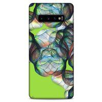 Y.Liva-2021 Özel Seri Yeşillik Samsung Galaxy S10 Plus Kılıf Silikon Kapak