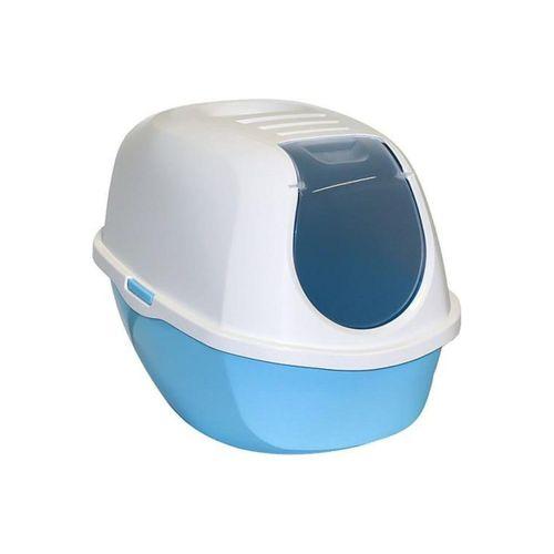 Moderna Smart Kapalı Kedi Tuvaleti Mavi 40x54x41