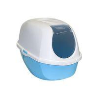 Moderna Smart Kapalı Kedi Tuvaleti Mavi 40x54x41