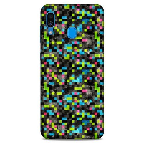 Geometrix 01 Samsung Galaxy A30 Kılıf Silikon Kapak