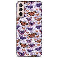 Lopard Samsung Galaxy S21 Plus Uyumlu Kılıf Kelebek Etkisi (45) Back Cover