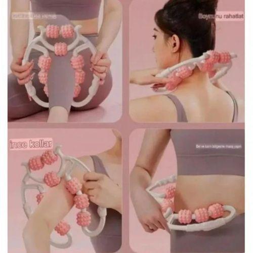 Selülit Masaj Aleti 9 Tekerlekli Lenf Drenaj Rulosu