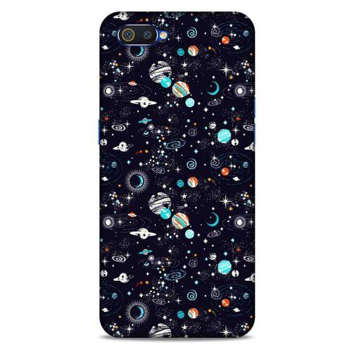 Spacex (20) Tema Koruyucu Kılıf Oppo Realme C2 Kılıf
