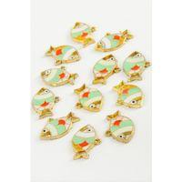 Balık Tek Kulp Mineli Bileklik ve Kolye Ucu Aparatı 1 Adet