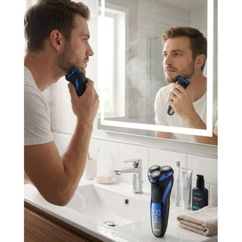 Profesyonel Elektrikli Tıraş Makinesi 3d Döner Başlık Erkek Bakım Cihazı