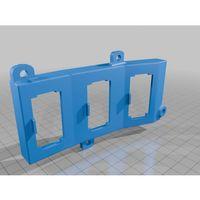 3D baskı Mazda RX7 LHD 3 tuş orta konsol tuş tutucu (Bu ürün Sadece Plastik parçadır - Almadan Önce Soru Sorabilirsiniz)