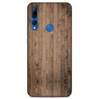 Lopard Huawei Y9 Prime 2019 Uyumlu Kılıf Wood'X (6) Silikon Kılıf Desenli