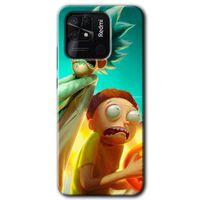 Potkal Hediye Fabrikası Xiaomi Redmi 10C Kılıf HD Desen Baskılı Arka Kapak - Rick Morty