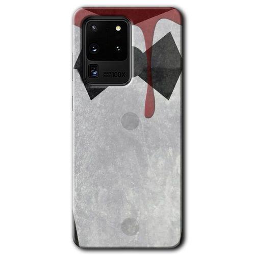 Samsung Galaxy S20 Ultra HD Baskılı Kılıf + 9D Tam Ekran Koruyucu - Gentleman Blood