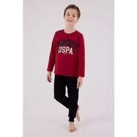 U.S.Polo U.S. Polo Assn Uzun Kol Pijama Takım US2203-4 Bordo