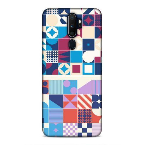 Oppo A5 2020 Uyumlu Kılıf Insomnia (5) Koruma Kabı Lacivert Kırmızı