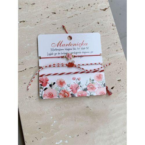 Marteniçka İp Bileklik - Kırmızı