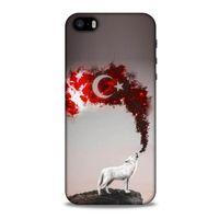 Apple iPhone SE Uyumlu Kılıf Ottoman (31) TPU Kılıf Kurt