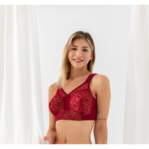 Toparlayıcı Minimizer Sütyen Bordo