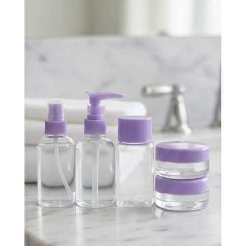 Seyahat İçin 5’li Şeffaf Kozmetik Şişe Seti 30 Ml