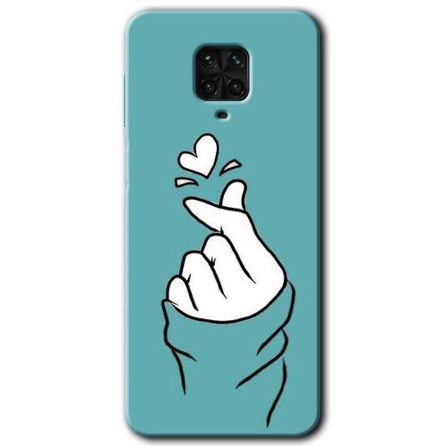BeRa Aksesuar Xiaomi Redmi Note 9s Kılıf Baskılı Kapak - Mutluluk +Tam Kaplayan Mat Seramik